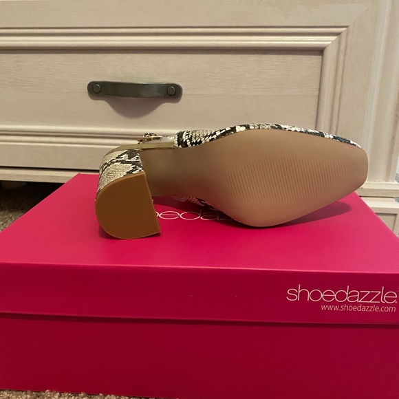 Snakeskin Booties (Never Worn!) - Picture 4 of 5